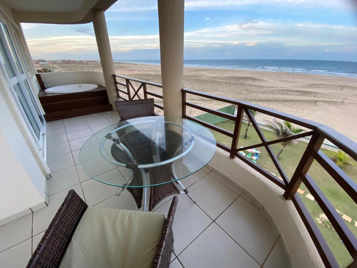 Beachfront Apt & Jacuzzi Taíba Extérieur photo