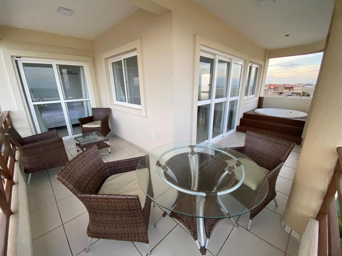 Beachfront Apt & Jacuzzi Taíba Extérieur photo