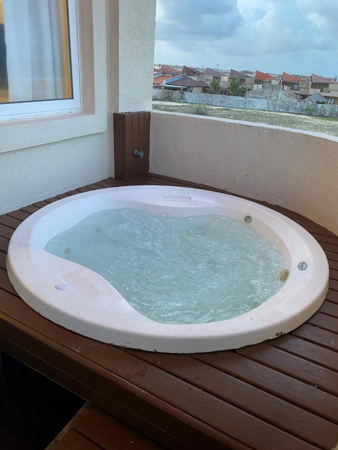 Beachfront Apt & Jacuzzi Taíba Extérieur photo